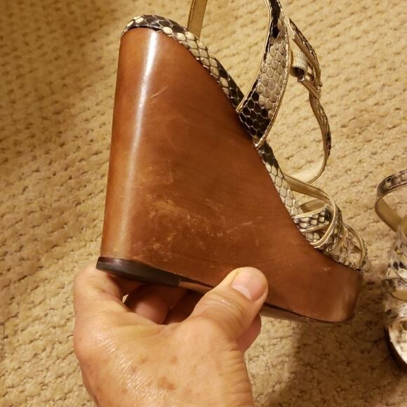 Alexandre Birman snake pattern wedg… - Picture 3 of 8